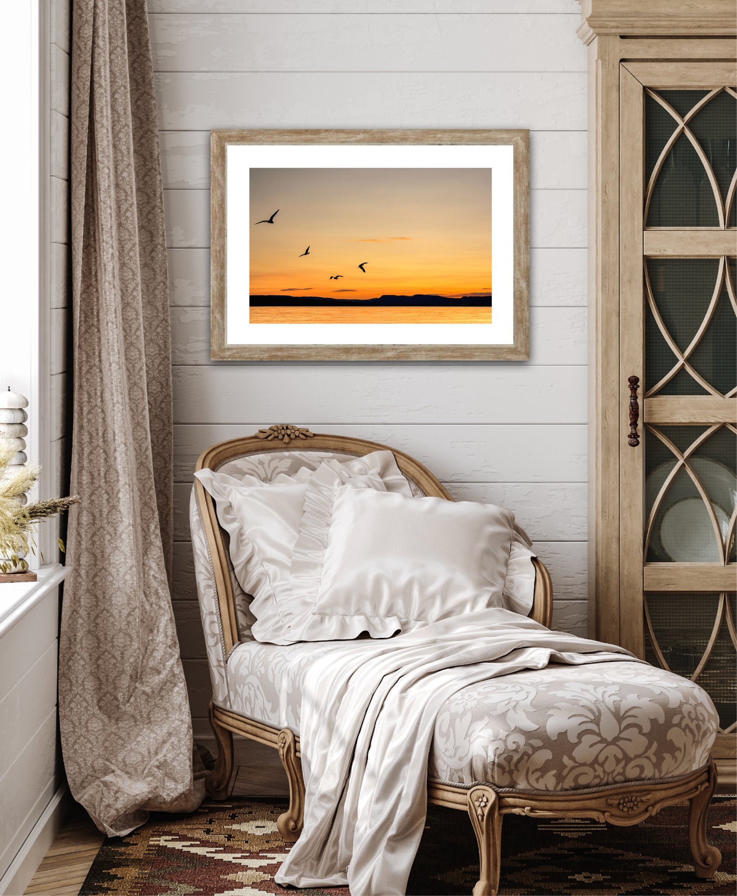 Sunset birds